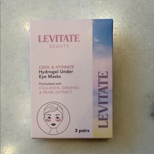 NIB LEVITATE Cool & Hydrate Hydrogel Under Eye Masks - 3 pairs